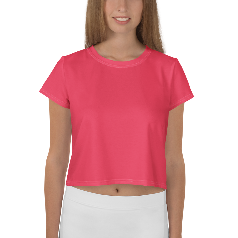 Crop Tee Hot Pink