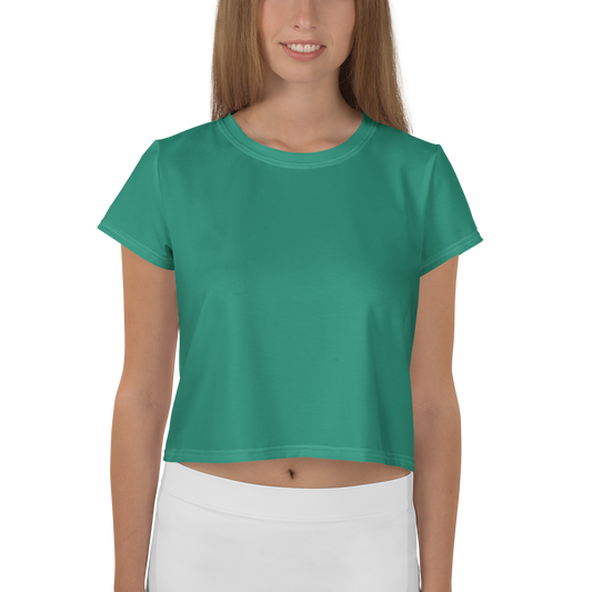 Crop Tee Turquoise