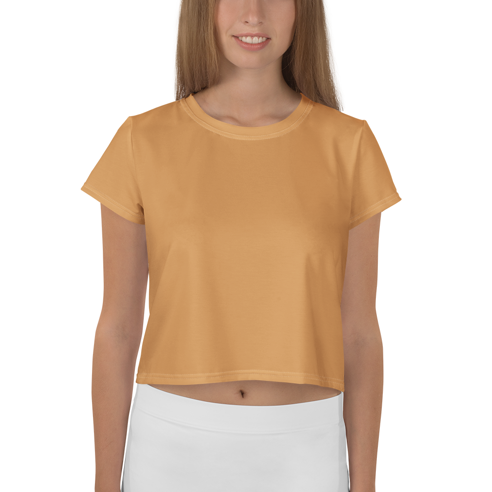 Crop Tee Tan