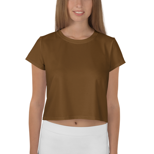 Crop Tee Dark Brown