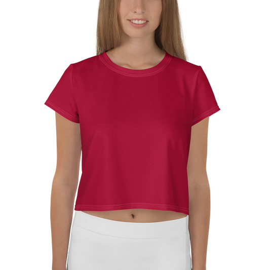 Crop Tee Crimson