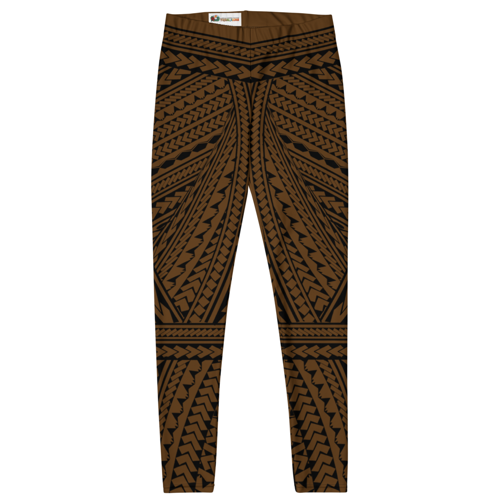 Leggings Poly-Tattoo Dark Brown